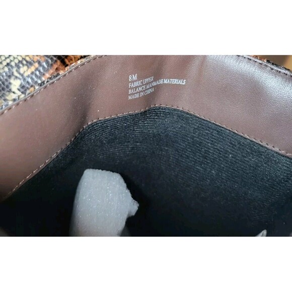 NEW YORK AND COMPANY Women's Snakeskin Zipper Side ELEKTRA Tall Boots Size 8 - Picture 12 of 12